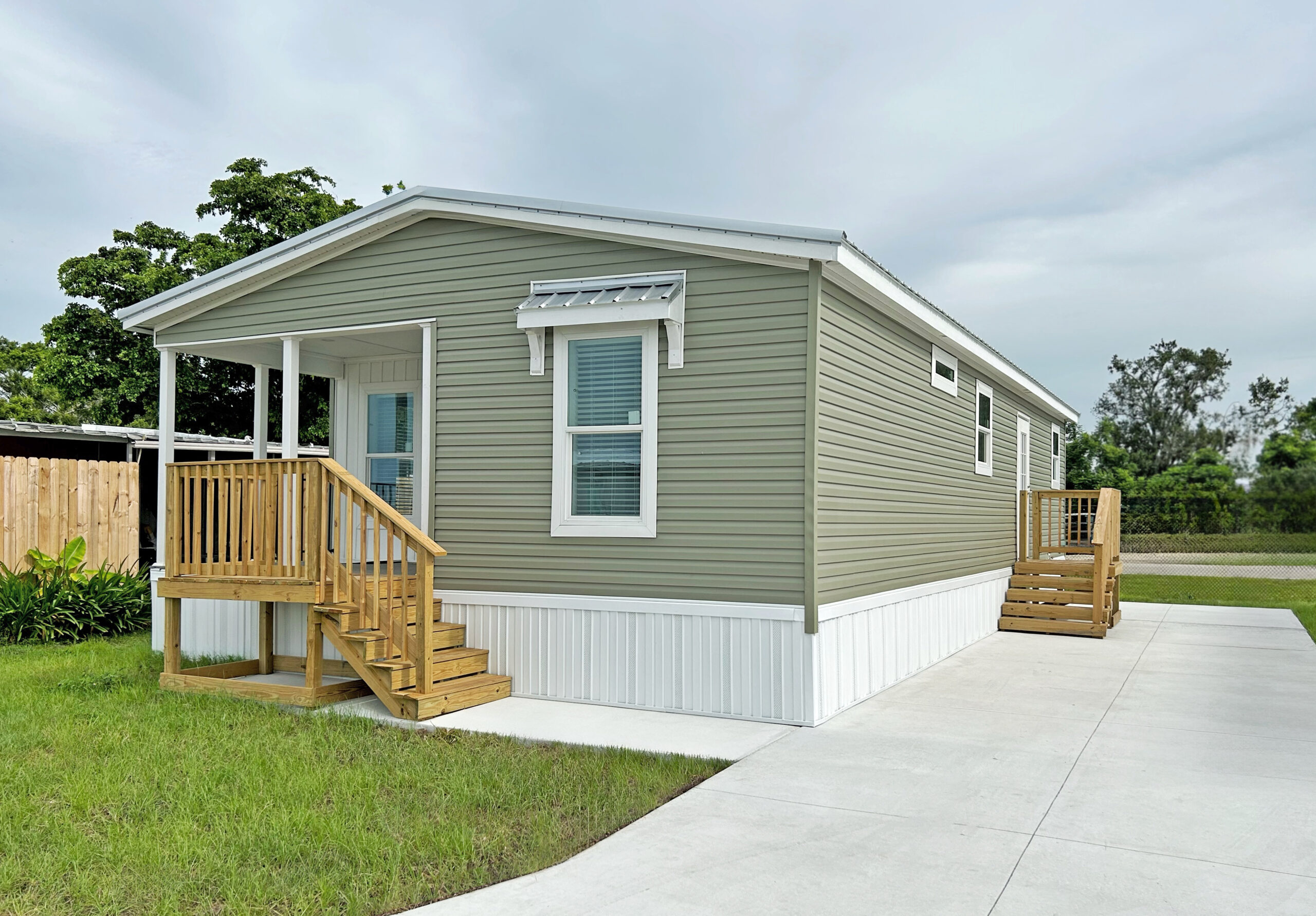 A new Manufactured Home in a Community